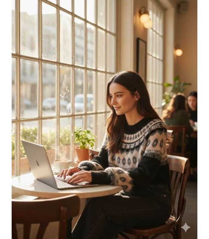 Suéter Estampado Jacquard Marella Mujer