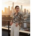 Camisa Estampado Animal Print Marella Mujer