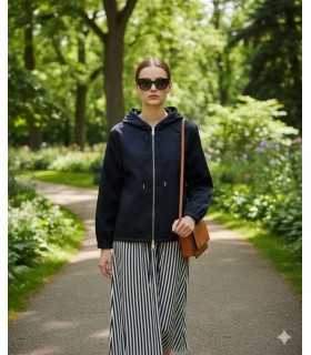 Chaqueta Marino Impermeable Marella Mujer