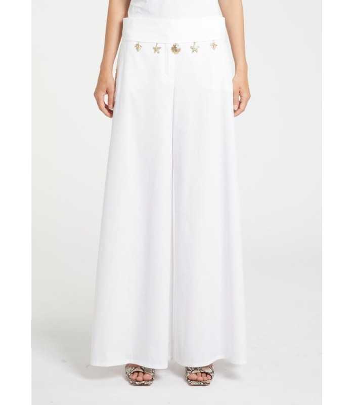 Pantalón Detalles Marinos Dorados Marella Mujer