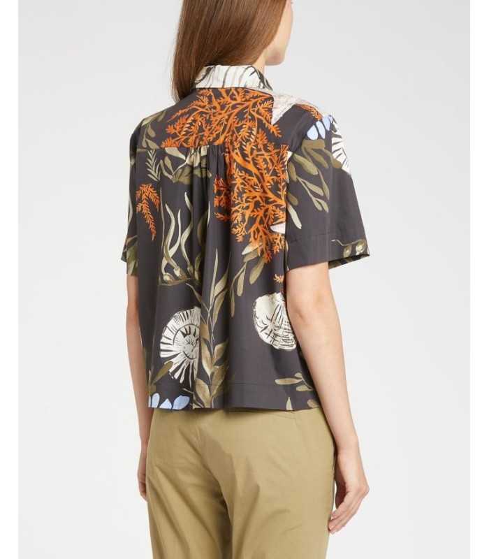 Camisa Estampado Fondo Marino Marella Mujer