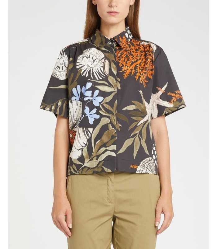 Camisa Estampado Fondo Marino Marella Mujer