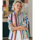 Camisa Rayas Multicolor Vilagallo Mujer