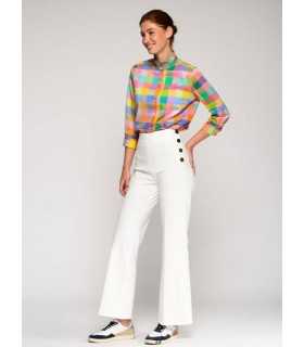 Pantalón Marinero Blanco Vilagallo Mujer