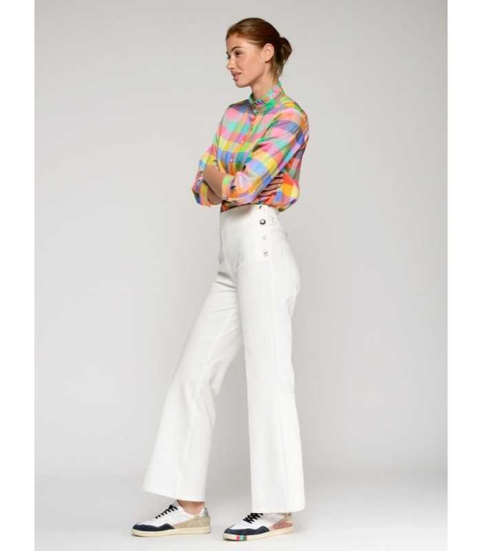 Pantalón Marinero Blanco Vilagallo Mujer