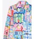 Camisa Estampada Colorida Vilagallo Mujer