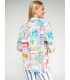 Camisa Estampada Postales Vilagallo Mujer