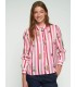 Camisa Rayas Fucsia Vilagallo Mujer