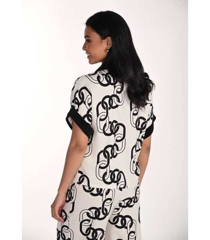 Top Estampado Cadenas Frank Lyman Mujer