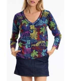 Suéter Marino Dibujos Leo&ugo Mujer