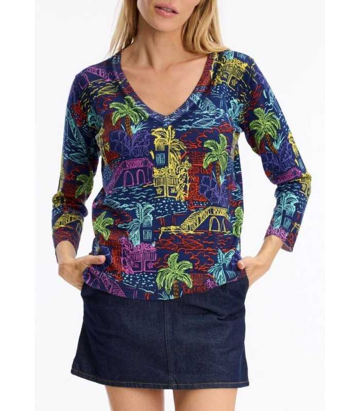 Suéter Marino Dibujos Leo&ugo Mujer