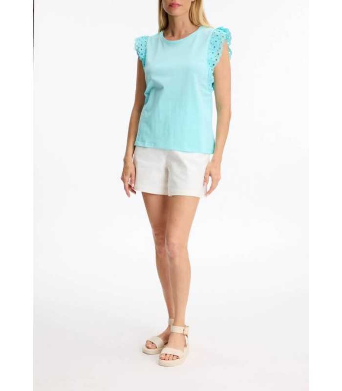 Camiseta Turquesa Volante Leo&ugo Mujer