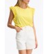 Camiseta Amarilla Volante Leo&ugo Mujer