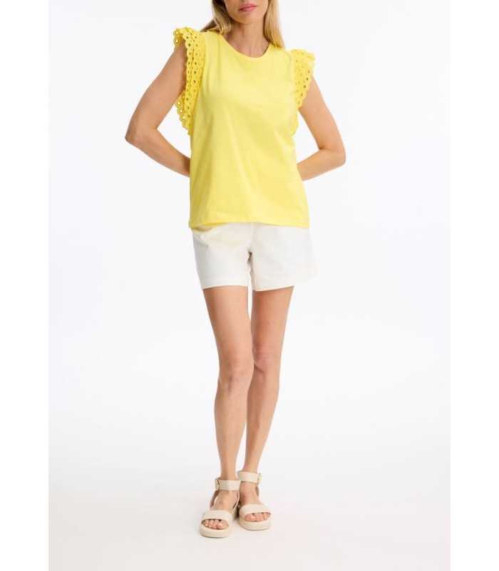 Camiseta Amarilla Volante Leo&ugo Mujer