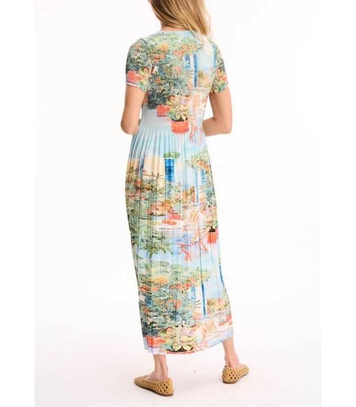 Vestido Estampado Paisaje Leo&ugo Mujer