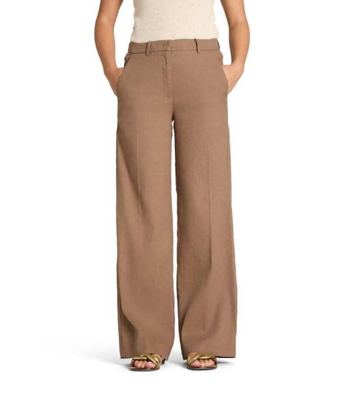 Pantalón Recto MIRA Camel Cambio Mujer