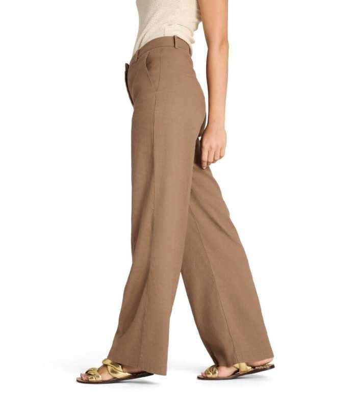 Pantalón Recto MIRA Camel Cambio Mujer