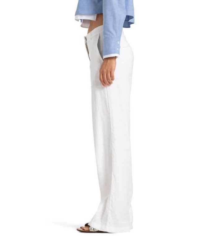Pantalón Recto MIRA Blanco Cambio Mujer