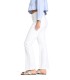 Pantalón PARIS FLARED Blanco Campana  Cambio Mujer