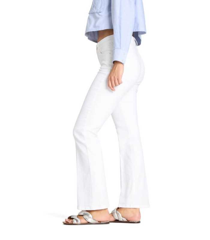 Pantalón PARIS FLARED Blanco Campana  Cambio Mujer