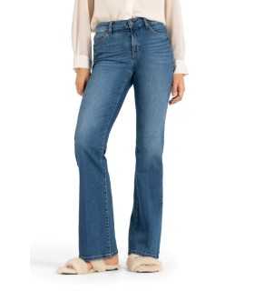 Pantalón PARIS FLARED Azul Medio Cambio Mujer