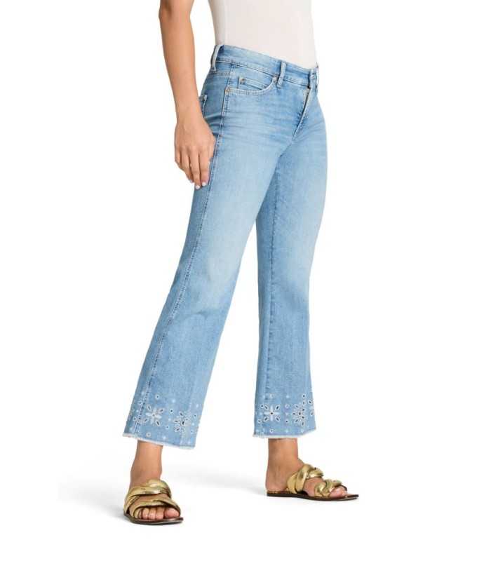 Pantalón FRANCESCA Azul Bordado Cambio Mujer