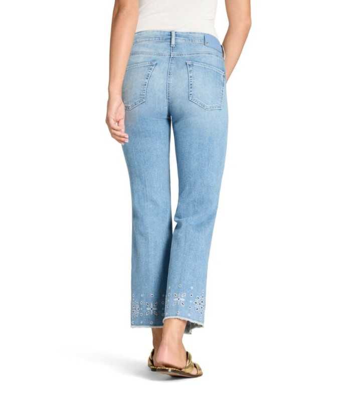 Pantalón FRANCESCA Azul Bordado Cambio Mujer