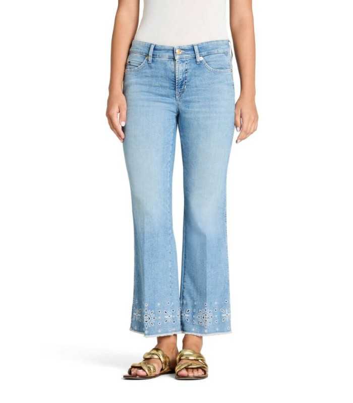 Pantalón FRANCESCA Azul Bordado Cambio Mujer