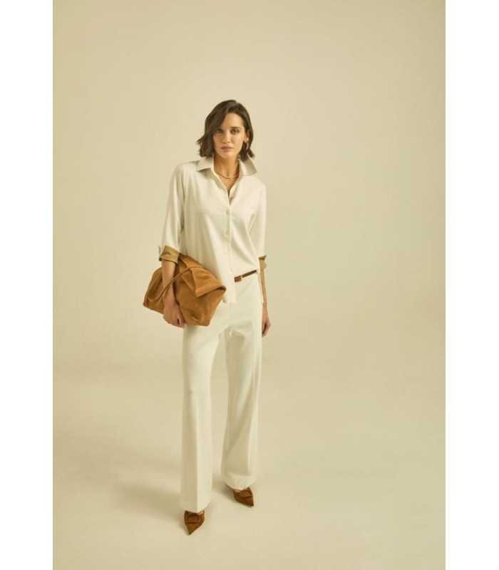 Camisa Punto Crudo Maria Bellentani Mujer