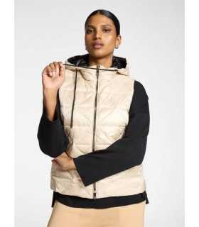 Chaleco Plumas Crudo Elena Miro Mujer