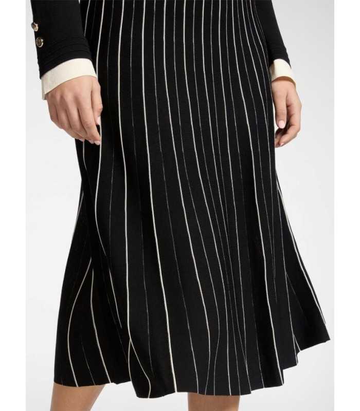 Falda Plisada Bicolor Elena Miro Mujer