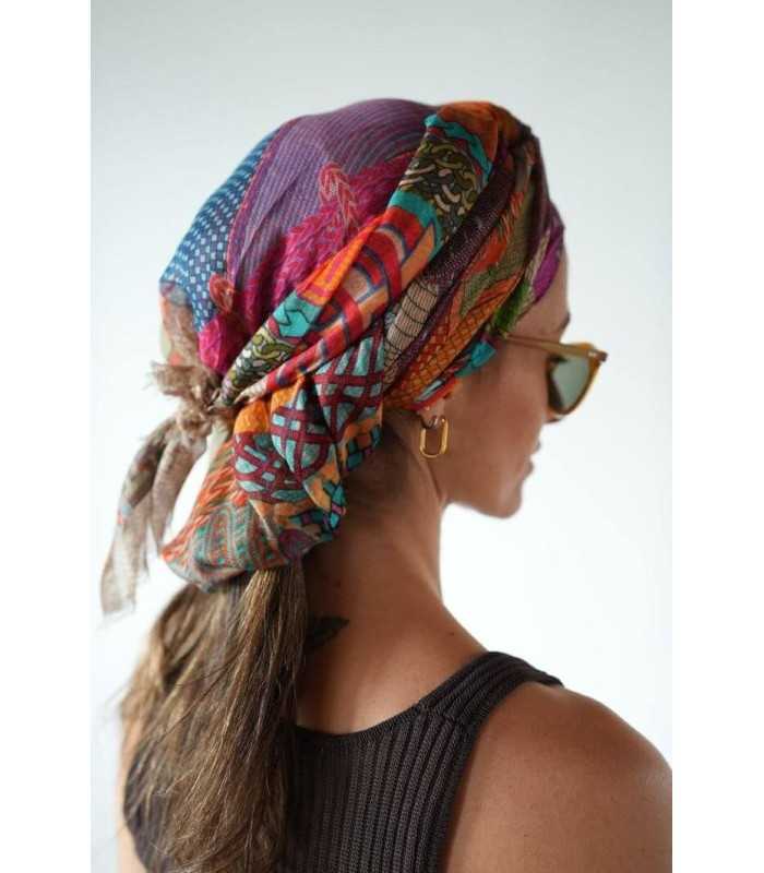 Chal Estampado Colorido Noga Mujer