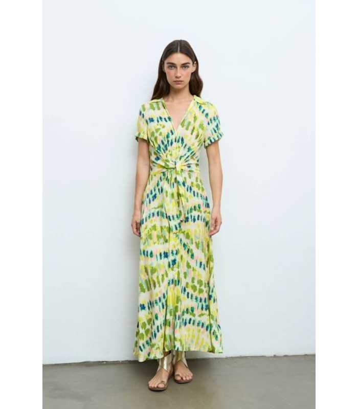 Vestido Estampado Verde Aldo Martins Mujer