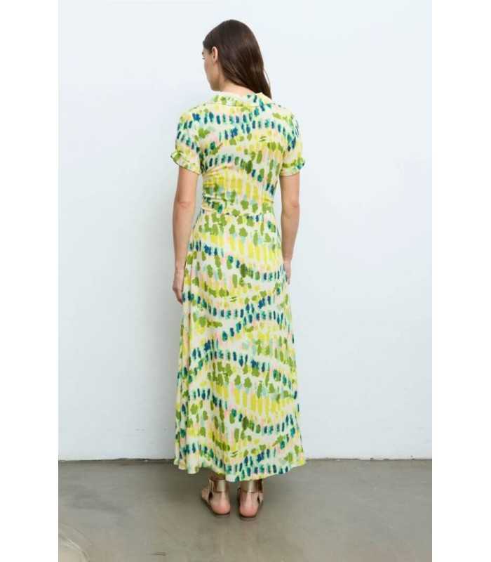 Vestido Estampado Verde Aldo Martins Mujer