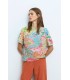 Camiseta Estampada Flores Aldo Martins Mujer