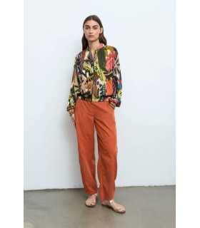 Chaqueta Estampada Punto Aldo Martins Mujer