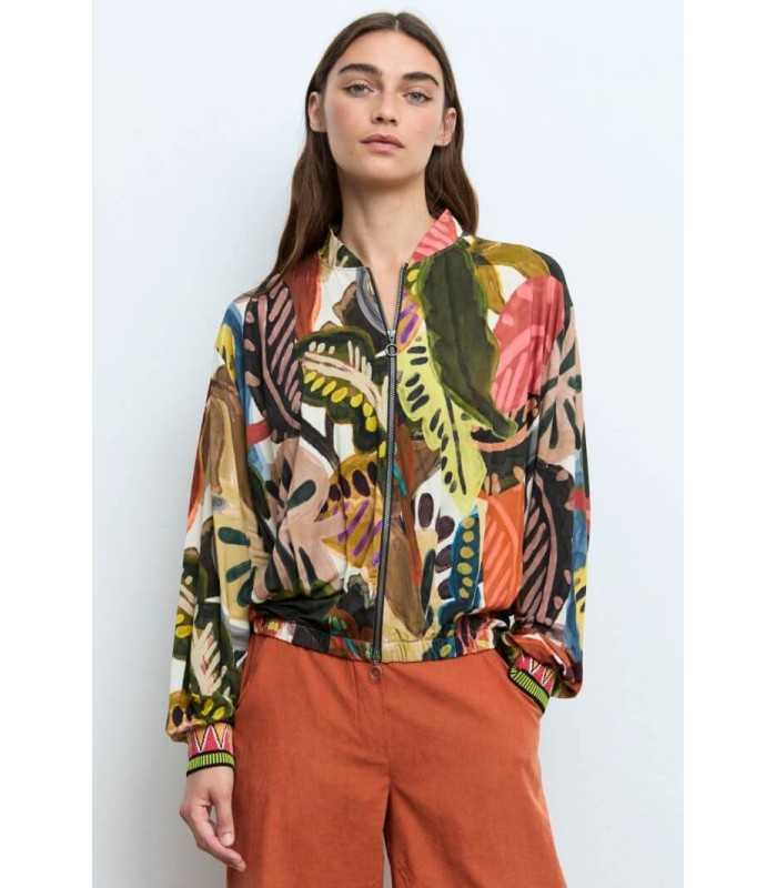 Chaqueta Estampada Punto Aldo Martins Mujer