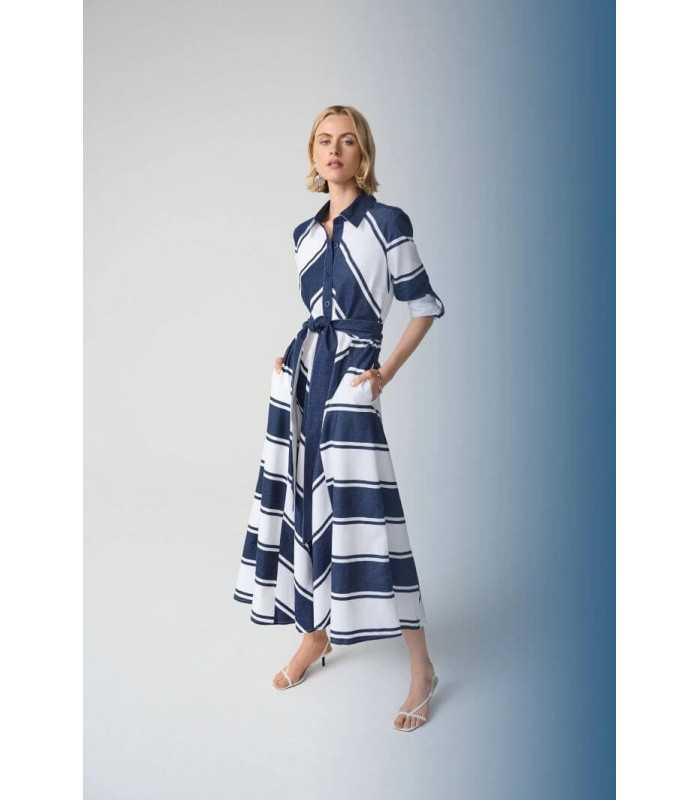 Vestido Camisero Rayas Joseph Ribkoff Mujer