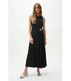Vestido Negro Hebilla Joseph Ribkoff Mujer