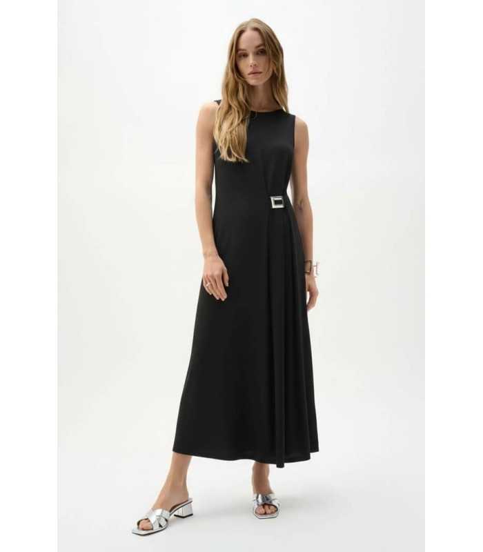 Vestido Negro Hebilla Joseph Ribkoff Mujer