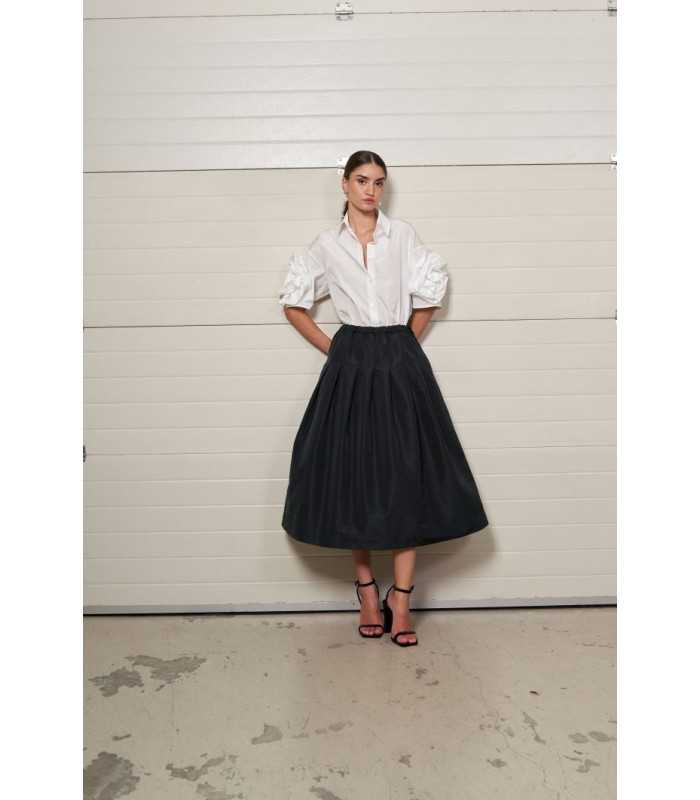 Camisa Blanca Flores Moskada Mujer