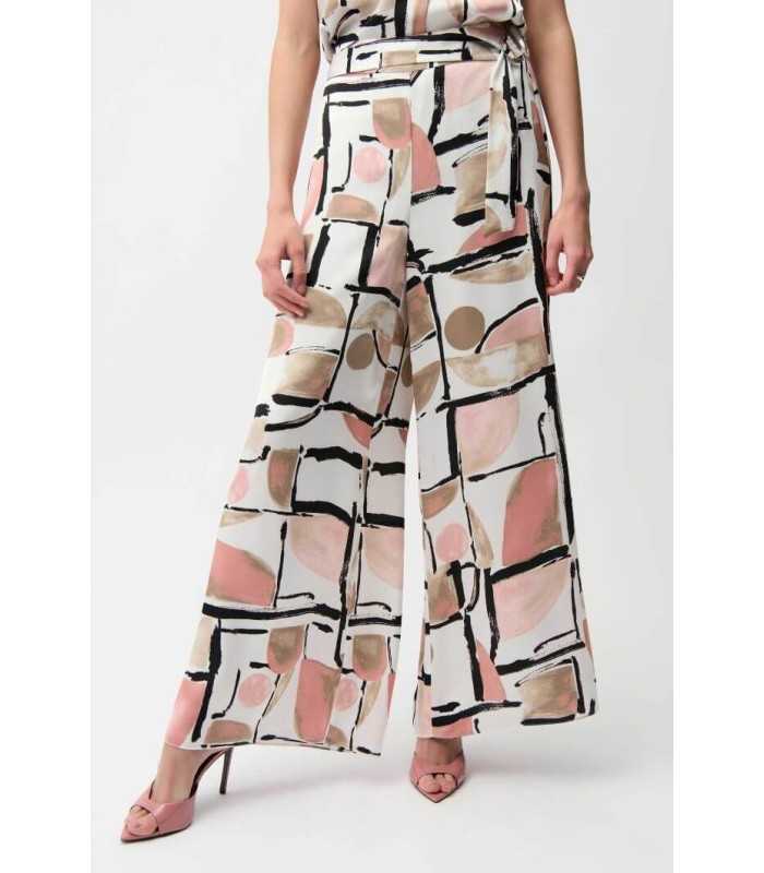Pantalón Raso Estampado Joseph Ribkoff Mujer