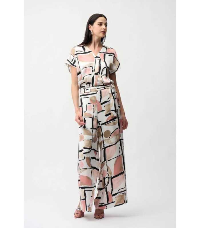 Pantalón Raso Estampado Joseph Ribkoff Mujer