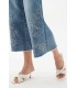Pantalón Denim Bordado Joseph Ribkoff Mujer
