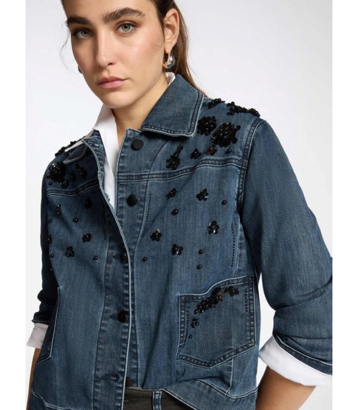 Chaqueta Vaquera Bordada Elena Miro Mujer