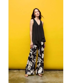 Top Blanco Volantes Civit Mujer