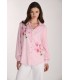 Camisa Rayas Flores Frank Lyman Mujer