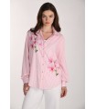 Camisa Rayas Flores Frank Lyman Mujer