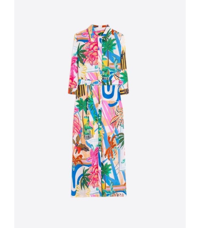 Vestido Camisero Colorido Vilagallo Mujer