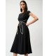 Vestido Negro Vivos Piedra Joseph Ribkoff Mujer